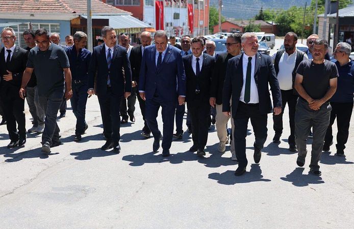 MHP heyetinden Kargı'ya geniş katılımlı ziyaret