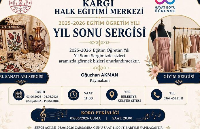 Kargı’da Hayat Boyu Öğrenme Haftası etkinlikleri başlıyor