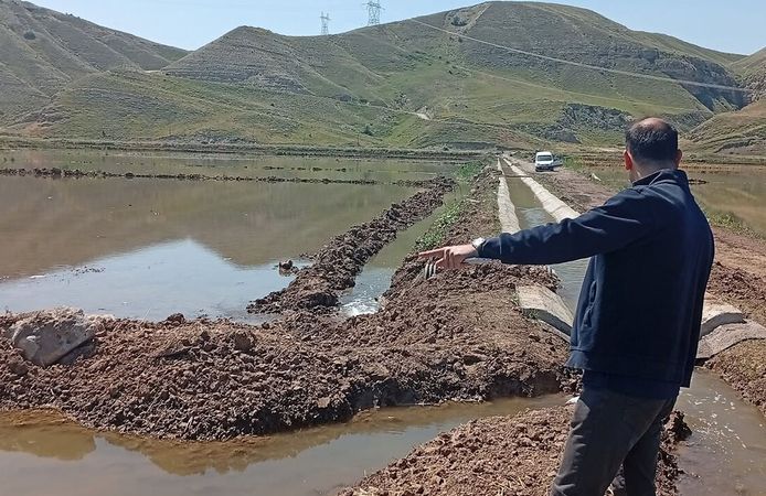 Taşkının vurduğu bölgede inceleme: Hasar tespiti sürüyor