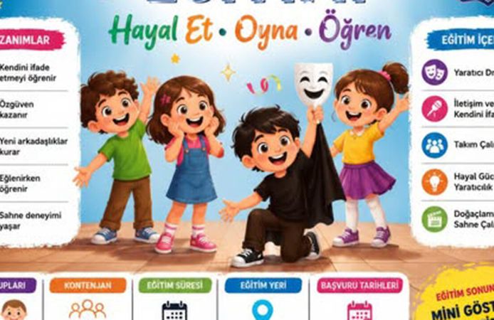 Alaca Belediyesi’nden çocuklara yaratıcı drama eğitimi