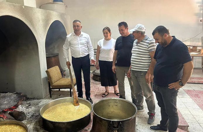 Büyük Divan Köyü’nde Aşure Cemi düzenlendi