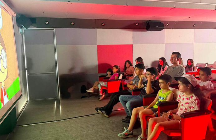 TRT Sinema Tırı Sungurlu’da çocuklarla buluştu