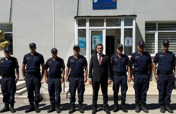 Kaymakam Şimşek’ten jandarma ve emniyete ziyaret