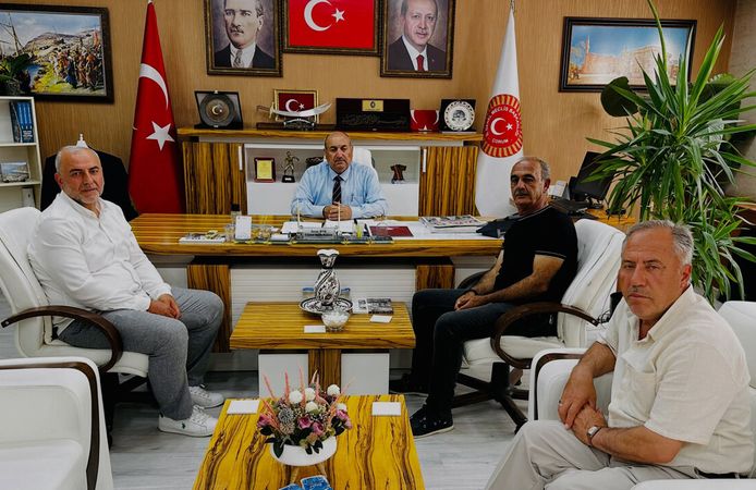Kızkaraca Köyü heyetinden Başkan Bıyık’a ziyaret