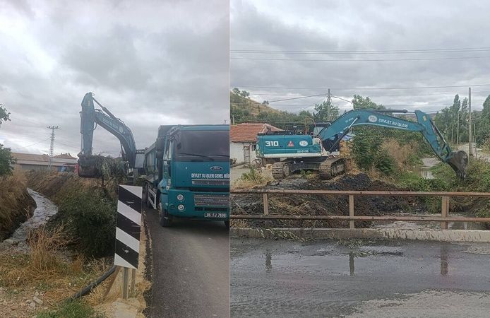 Gürlevik Deresi’nde DSİ tarafından temizlik başladı