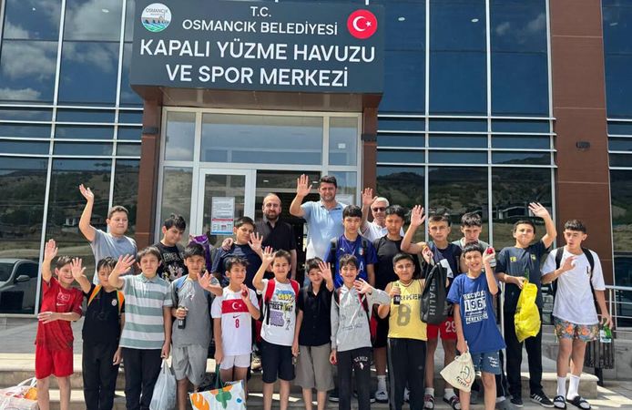 Öğrenciler Osmancık Belediyesi’nin tesislerinde ağırlandı