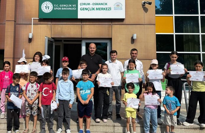 Osmancık Gençlik Merkezi’nde Yaz Kur’an Kursu tamamlandı