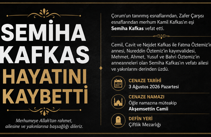 Semiha Kafkas hayatını kaybetti