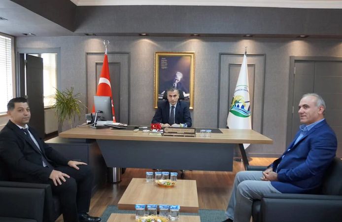 Orman İşletme Müdürü Duman’dan Kaymakam Furkan Duman’a ziyaret