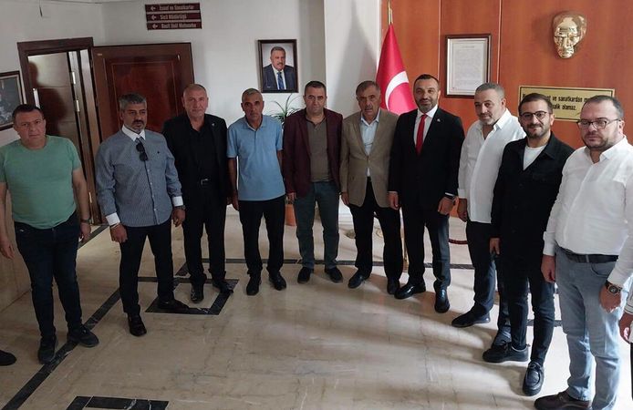Fahri Yandık’tan ÇESOB Başkanı Recep Gür’e ziyaret