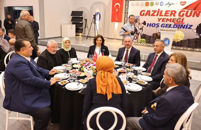 Çorum’da gazilere vefa, şehit ailelerine minnet