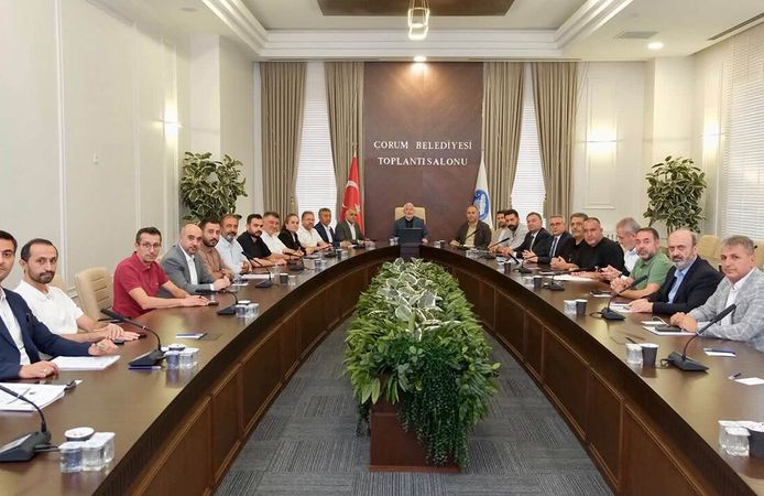 Cumhur İttifakı Çorum Belediye Meclisi Grubu toplandı