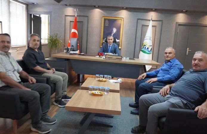 Kaymakam Duman, Avcılar Derneği heyetini kabul etti