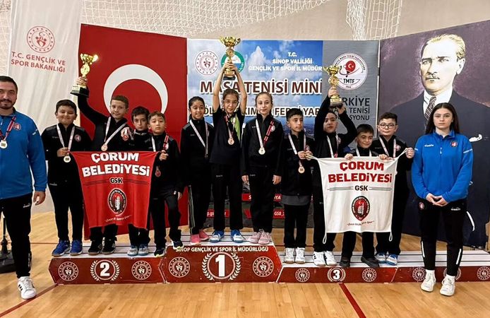 Sinop’ta Çorum fırtınası: Miniklerden büyük başarı