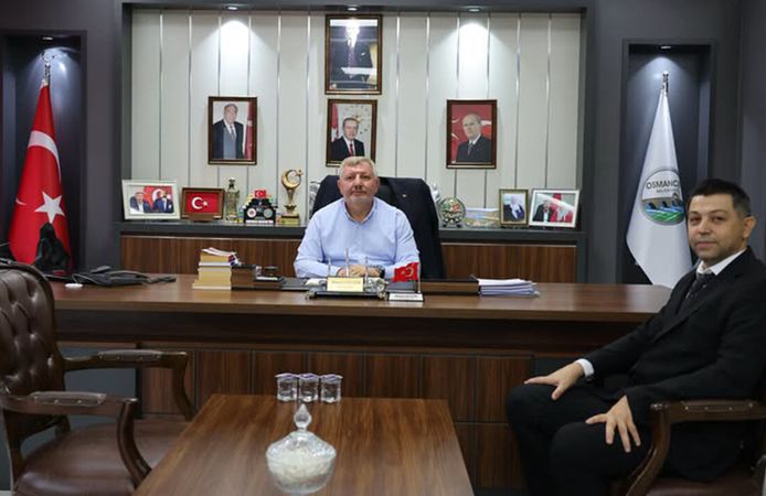 Orman İşletme Müdürü Cengiz Duman’dan Başkan Gelgör’e ziyaret