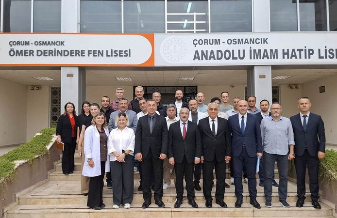 Cemil Çağlar, Osmancık’taki okullarda incelemelerde bulundu