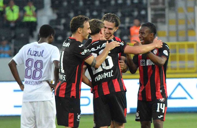 20 şut, 570 pas, 3 gol: Arca Çorum FK - Eyüpspor maç istatistikleri