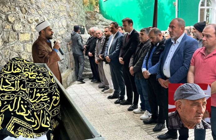 Şehit babası Hamit Küçükgöz son yolculuğuna uğurlandı