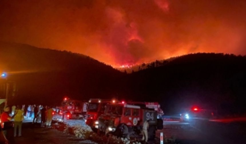 Milas’ta başlayan yangın Bodrum’a sıçradı