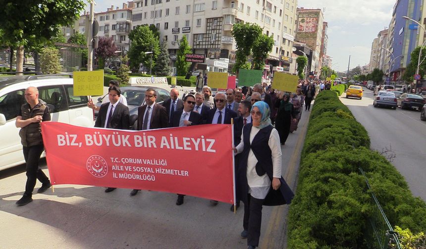 Çorum'da “Aile Haftası” kutlanıyor