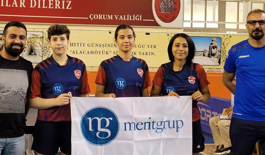 Çorum'da yapılan Kadınlar Süper Ligi’nde Mardin fırtınası esti