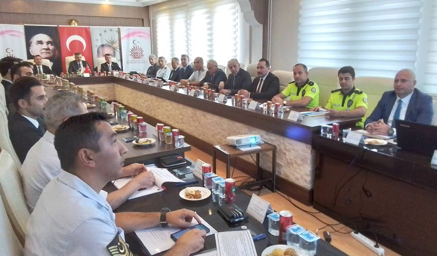 Çorum İl güvenlik toplantısı yapıldı