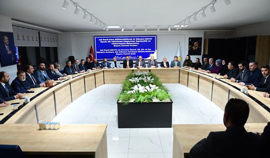 Eski Bakan Ahmet Arslan ve Haluk İpek Çorum'da