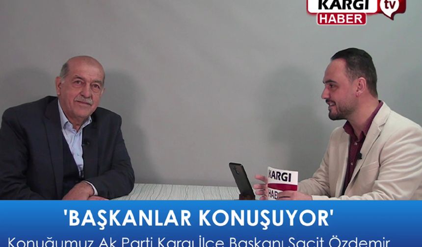 Sacit Özdemir: ‘Arazi toplulaştırması ilk önceliğimiz’