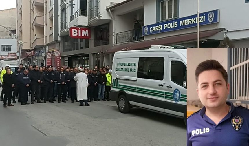 Kalp krizi geçiren komiser yardımcısının son görüntüleri yürek burktu