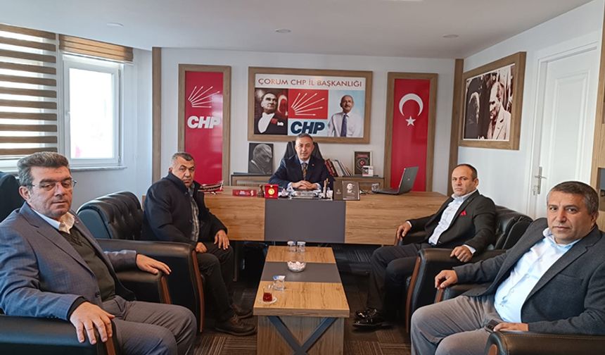 Mislerovacığı Köyü Derneği'nden CHP'ye ziyaret