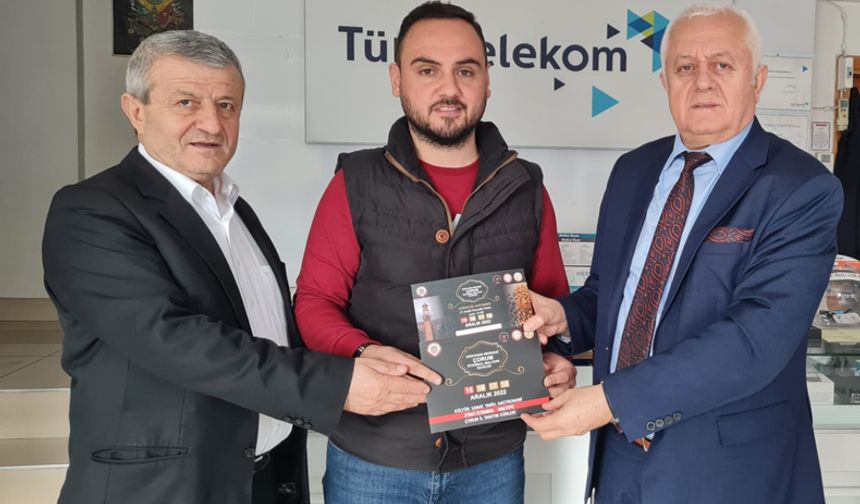 Çorum Günleri 15 Aralık'ta başlıyor