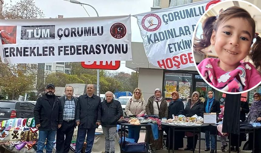 SMA hastası minik Elanur için kermes düzenlendi