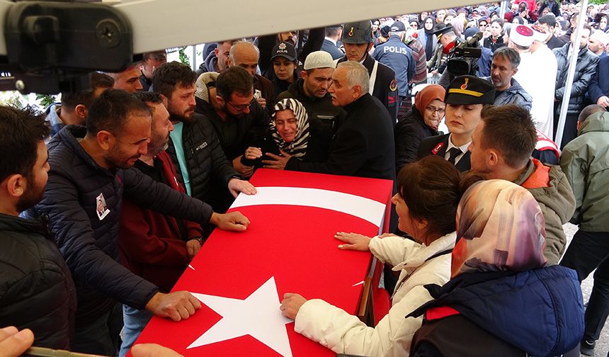 Tokatlı şehit Mehmet Gündüz son yolculuğuna uğurladı