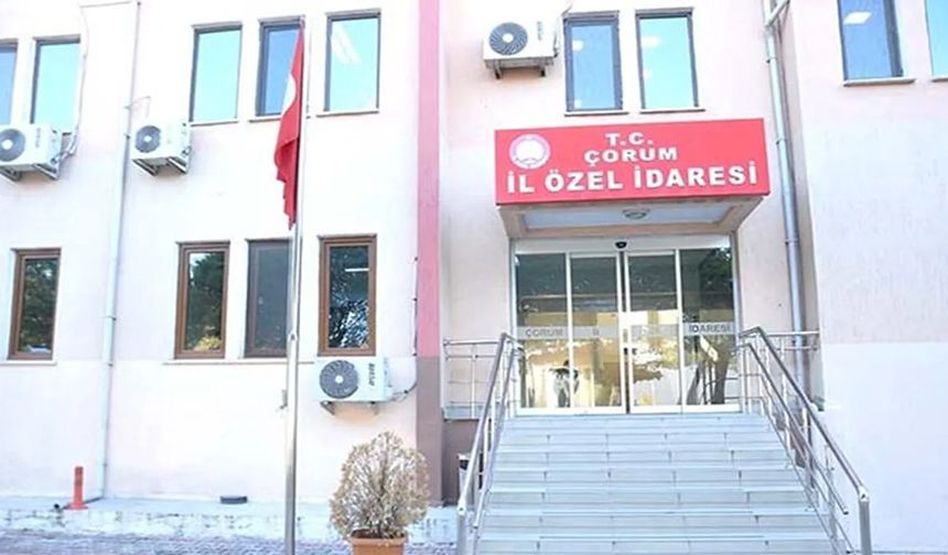 Çorum İl Özel İdaresi, 7 köyde ilave kanalizasyon hattı yaptıracak