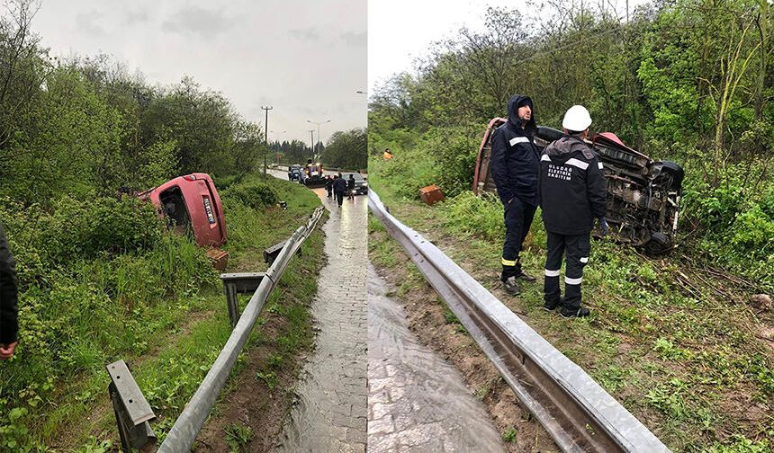 Yalova'da feci kaza: Panelvan devrildi, 3 işçi öldü