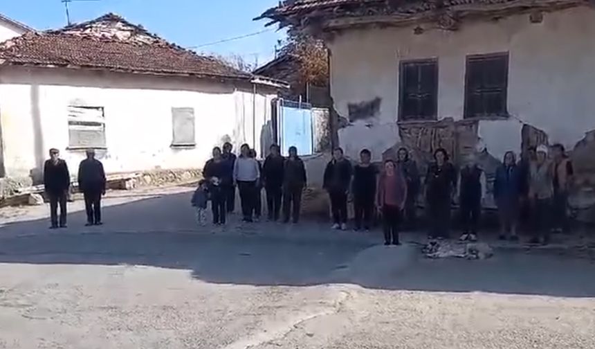 Çorum'un bu  köyünde alkışlanacak davranış!