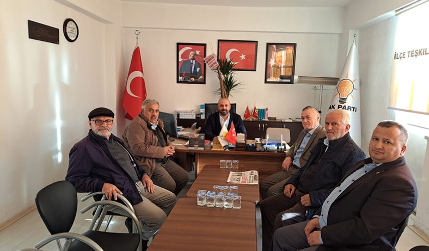 ÇESOB Başkanı Gür ve oda başkanlarından Adem Bülbül’e ziyaret
