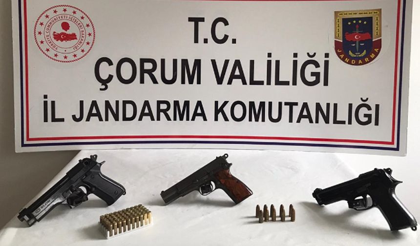 Osmancık’ta 6 adet silah ele geçirildi