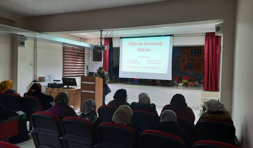 Almus'ta tıbbi ve aromatik bitki yetiştiriciliği kursu açıldı