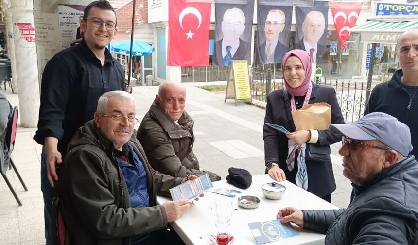 Almus'ta vatandaşlara sigaranın zararları anlatıldı