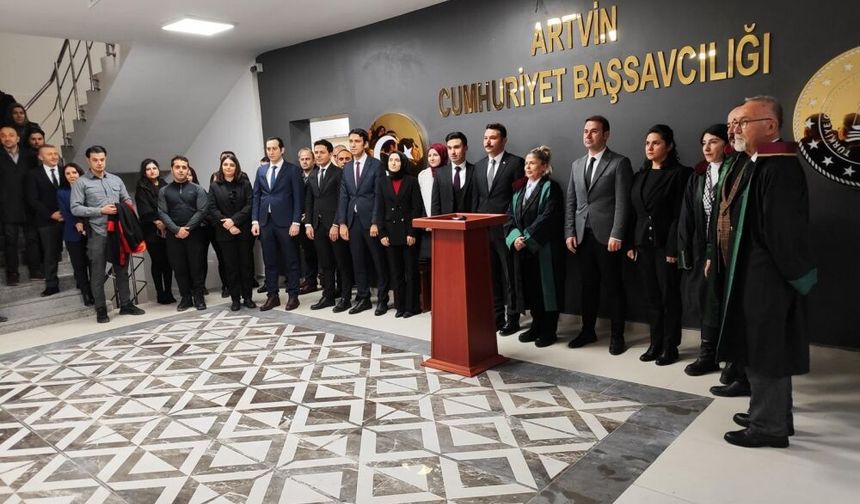 Kahramanmaraş merkezli depremlerde hayatını kaybedenler Artvin'de anıldı