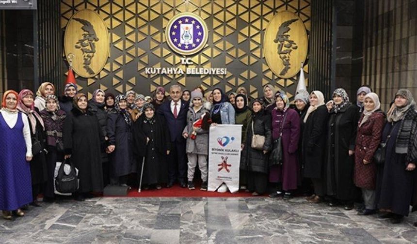 Kütahya'da büyüklerden Başkan Işık'a teşekkür
