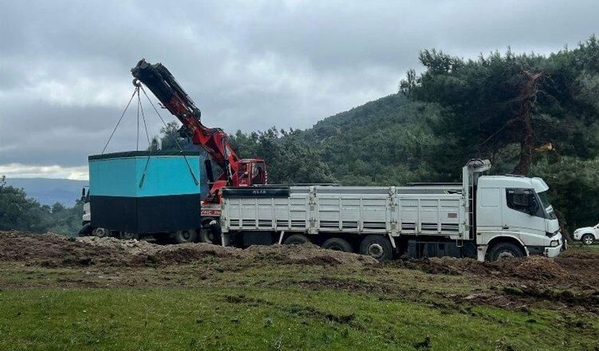 Manisa Akhisar'da Kurtulmuş'a yeni içme suyu deposu