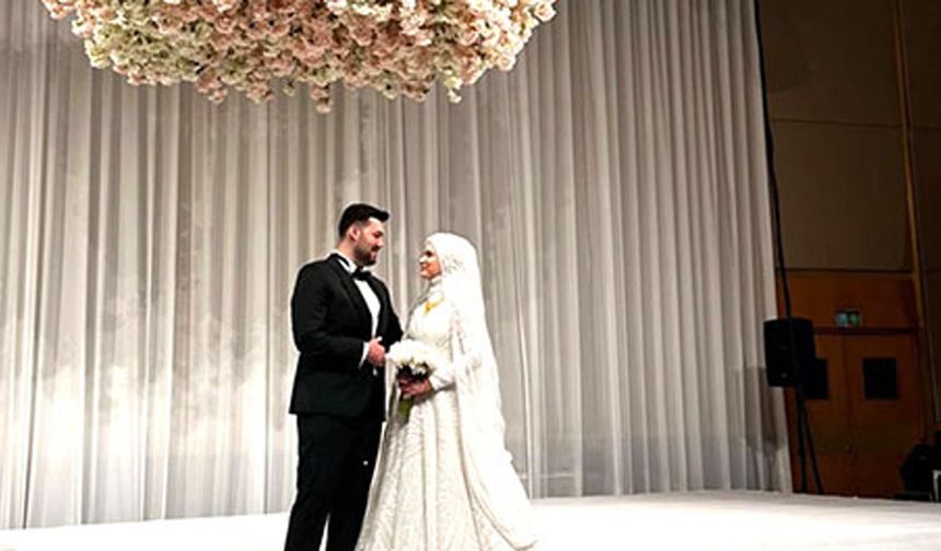 Fatih Mehmet Şahin ve Melike Nur Bak’a görkemli düğün