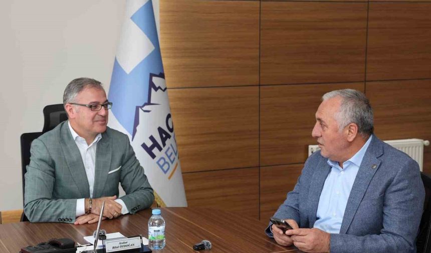 Başkan Özdoğan MHP Kayseri İl Başkanı Demirezen ve heyetini ağırladı