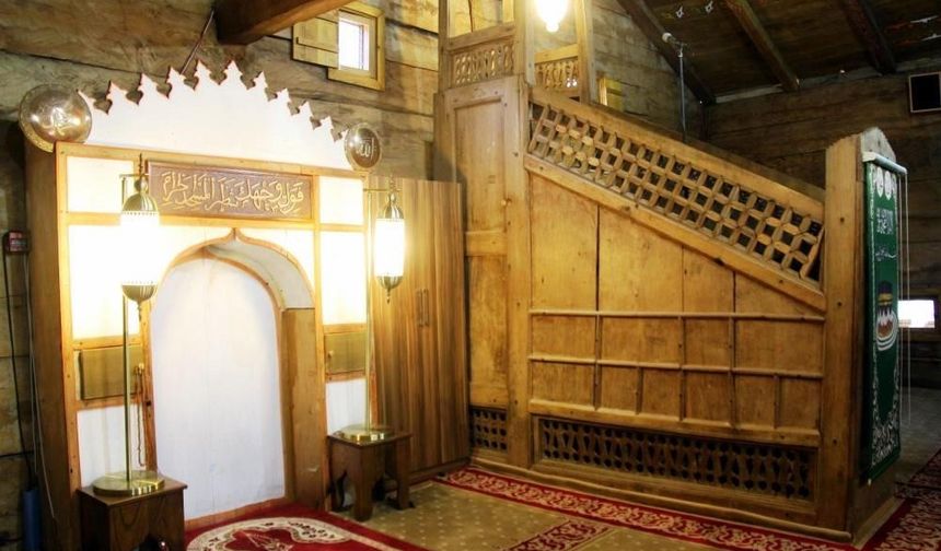Samsun'da 819 Yıllık Çivisiz Cami Göğceli'nin Restorasyonu Tamamlandı