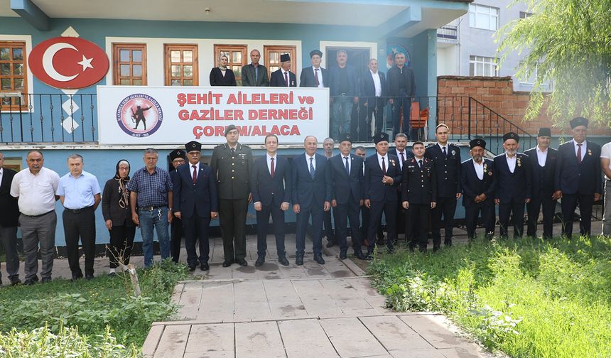 Alaca’da 19 Eylül Gaziler Günü’nde Şehit Aileleri ve Gazilere Büyük Vefa