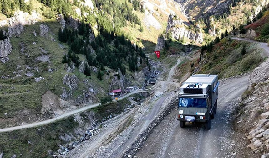 Bayburt ile Trabzon arasındaki Derebaşı virajları belgeselle dünyaya tanıtılıyor