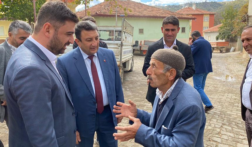 İl Genel Meclis Başkanı Temur’dan Karahacip’e ziyaret