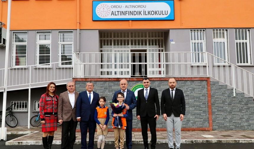 Ordu Valisi Erol'dan öğretmenlere ziyaret